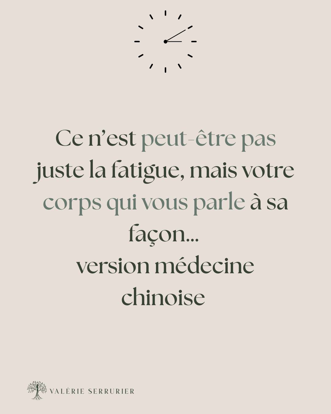 Vous vous réveillez toujours à la même heure la nuit ? Ou vous sentez vidé.e chaque jour à la même heure ?
Selon la médecine chinoise, chaque organe a sa propre plage horaire où il est à son pic d’activité.
Quand tout va bien, on ne sent rien. Mais si un organe est débordé… il se manifeste : fatigue, réveils nocturnes, émotions soudaines…
Et si ce n’était pas « juste le hasard » ?
Votre corps a une horloge. Il parle. À nous d’écouter.
Vous vous reconnaissez ? Il est peut-être temps d’aller voir ce que ça cache, et de libérer ce qui a besoin de bouger.
Une séance de kinésiologie permet d'explorer et de rééquilibrer ces tensions en douceur
#kinésiologie #gestiondustress #renouveau #humourbienêtre #equilibrecorpsesprit #bienêtre #équilibre