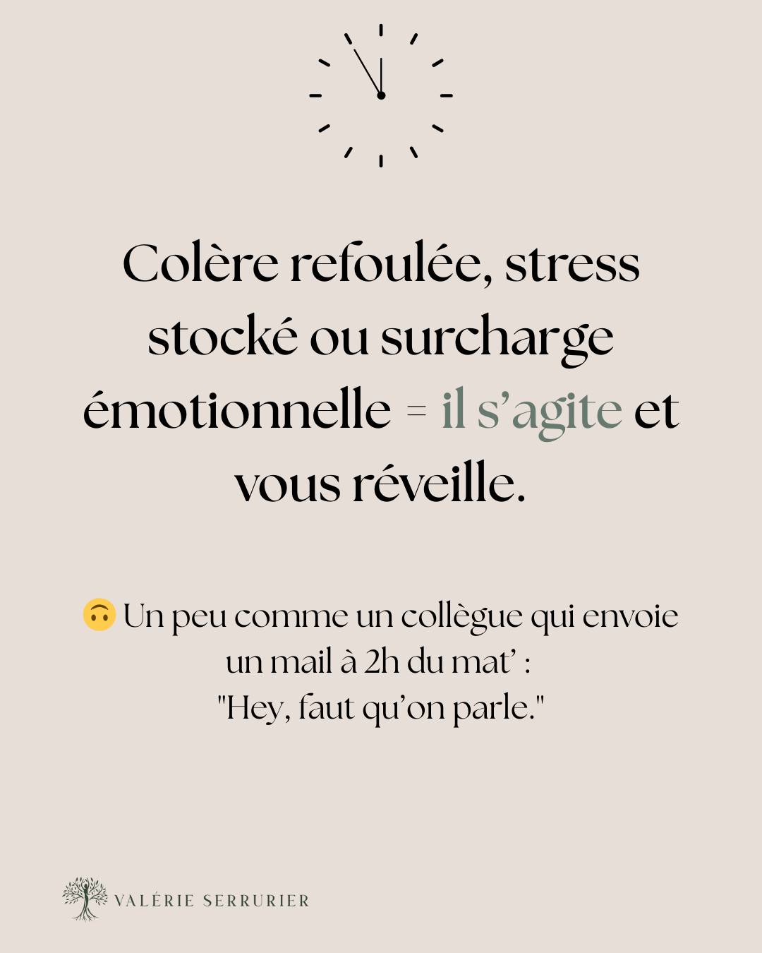 Vous vous réveillez toujours à la même heure la nuit ? Ou vous sentez vidé.e chaque jour à la même heure ?
Selon la médecine chinoise, chaque organe a sa propre plage horaire où il est à son pic d’activité.
Quand tout va bien, on ne sent rien. Mais si un organe est débordé… il se manifeste : fatigue, réveils nocturnes, émotions soudaines…
Et si ce n’était pas « juste le hasard » ?
Votre corps a une horloge. Il parle. À nous d’écouter.
Vous vous reconnaissez ? Il est peut-être temps d’aller voir ce que ça cache, et de libérer ce qui a besoin de bouger.
Une séance de kinésiologie permet d'explorer et de rééquilibrer ces tensions en douceur
#kinésiologie #gestiondustress #renouveau #humourbienêtre #equilibrecorpsesprit #bienêtre #équilibre