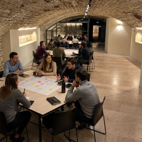 Vous cherchez un lieu pour…
✔️ Organiser une journée de séminaire ?
✔️ Organiser un cocktail ou une conférence ?
✔️ Présenter un nouveau projet à vos collaborateurs ?
✔️ Célébrer un évènement familial ?
Le Caveau et plus particulièrement sa Voûte est le cadre permettant tous ces évènements.
Un espace qui se transforme au rythme de vos envies et de vos projets.
Le matin, il accueille une réunion ou une journée d'étude. À midi, un déjeuner d'équipe. Le soir, un cocktail ou un dîner. Le week-end, il devient le décor d'un anniversaire, d'un mariage ou d'une fête de famille.
Grâce à ses différentes configurations – théâtre, en U, banquet, cocktail ou tables rondes – La Voûte s'adapte naturellement à chaque événement, tout en conservant ce qui fait son charme : l'authenticité des pierres, la convivialité des lieux et le plaisir de recevoir.
🌡️ Un lieu naturellement tempéré, où il fait bon se retrouver, même au cœur de l'été.
📍 A Nuits-Saint-Georges, Il y a des lieux que l'on visite. Et d'autres où l'on crée des souvenirs. Bienvenue aux Clavendiers !
#LesClavendiers #CaveauDesClavendiers #LaVoûte #NuitsSaintGeorges #Bourgogne #Séminaire #Afterwork #Conférence #Cocktail #RéceptionPrivée #ÉvénementProfessionnel #ArtDeRecevoir