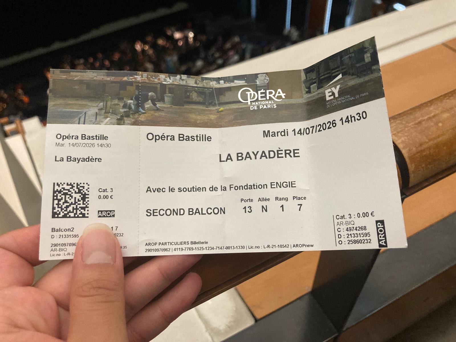 Merci à la @fondationengie et à @operadeparis de nous avoir invité au beau spectacle "la Bayadère" qui a eu lieu à l'Opéra Bastille.
Merci pour cette parenthèse enchantée. Les adultes, comme les adolescents ont passé un agréable moment.
@fcs.paris #loisir #intergénérationnel