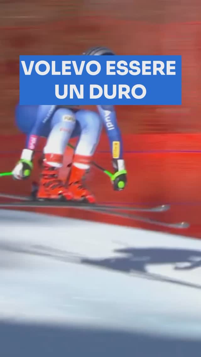 VOLEVO ESSERE UN DURO…🎿 POI HO VISTO GOGGIA E BRIGNONE SUL PODIO A CORTINA 😍 #TheQueenofSpeed #fisalpine #skiworldcup #superg #downhill #dolomites #fisiofficial #federicabrignone #sofiagoggia