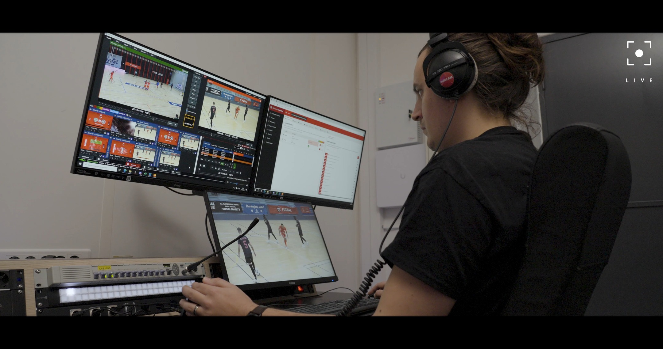 Nouveaux locaux = nouvelle régie 🤩Petit aperçu de notre multiCAM Remote Center à Saint-Den....