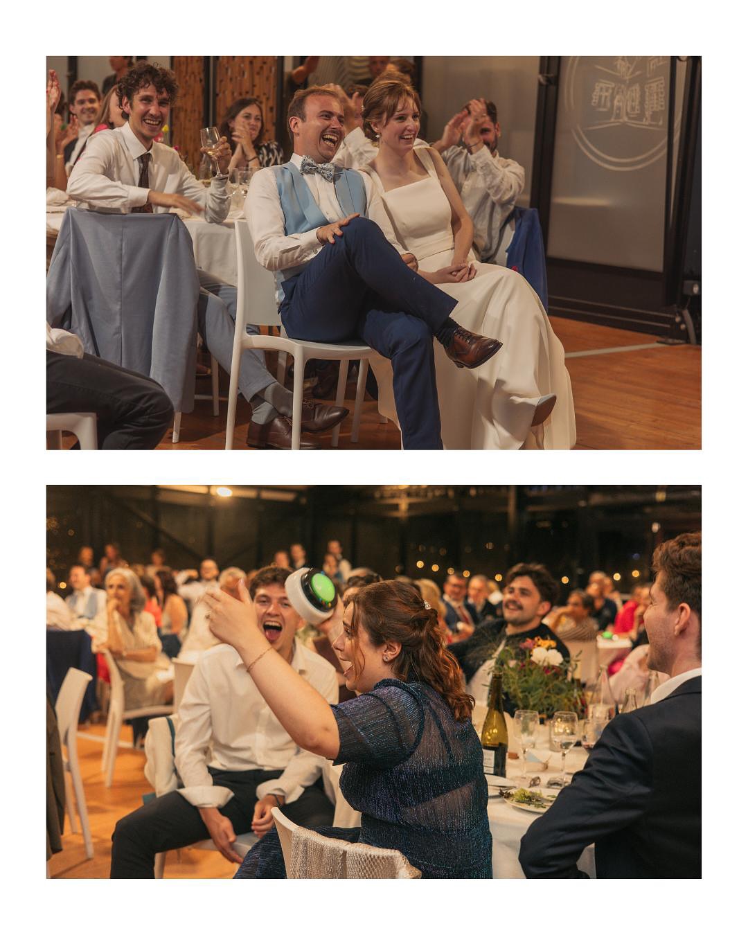 📆 Pour prolonger encore un peu la saison, il y a quelques mariages qu’on souhaite vous présenter.✨ Noémi & Thomas
Le 19 juillet, nous avons eu le plaisir d’accompagner le mariage de Noémi & Thomas à la Cour de Bovrel (Saint-Guyomard).
Une journée magique du début à la fin 💍
Après une entrée en salle sur ABBA et des discours remplis d’émotions 🎤, leurs invités leur avaient préparé une belle surprise : une chanson écrite spécialement pour eux et chantée sur l’air de “Aux Champs-Élysées” 🎶
Mais pour ces animations, les mariés et leurs proches se sont affrontés lors d’un quiz interactif avec nos buzzers 🎲, dans une ambiance fun.
Et pour clôturer la soirée, Noémi & Thomas ont ouvert le bal avec une valse… rapidement rejoints par leurs 200 invités qui se sont élancés sur la piste avec eux 💃
Un instant de partage intense, rempli d’énergie, qui restera gravé dans les mémoires.
Merci aux mariés pour leur confiance et bravo à tous leurs proches pour avoir contribué à une atmosphère aussi festive et chaleureuse ✨
Félicitation a Noémi et Thomas 🔥
📸 Photos @djsvsound
🍽️ @lesrivesgourm
⛪️ @la_cour_de_bovrel
#Mariage2025 #WeddingBretagne #SvSound #DJmariage #WeddingParty #WeddingInspiration #OuvertureDeBal #AnimationMariage #FuméeLourde #FontaineDeChampagne #WeddingDecor #SoiréeInoubliable #WeddingDJ________________________________________________
DJ SvSound
📞 06 30 76 21 40
📧 svsound@outlook.com
📌 Bretagne