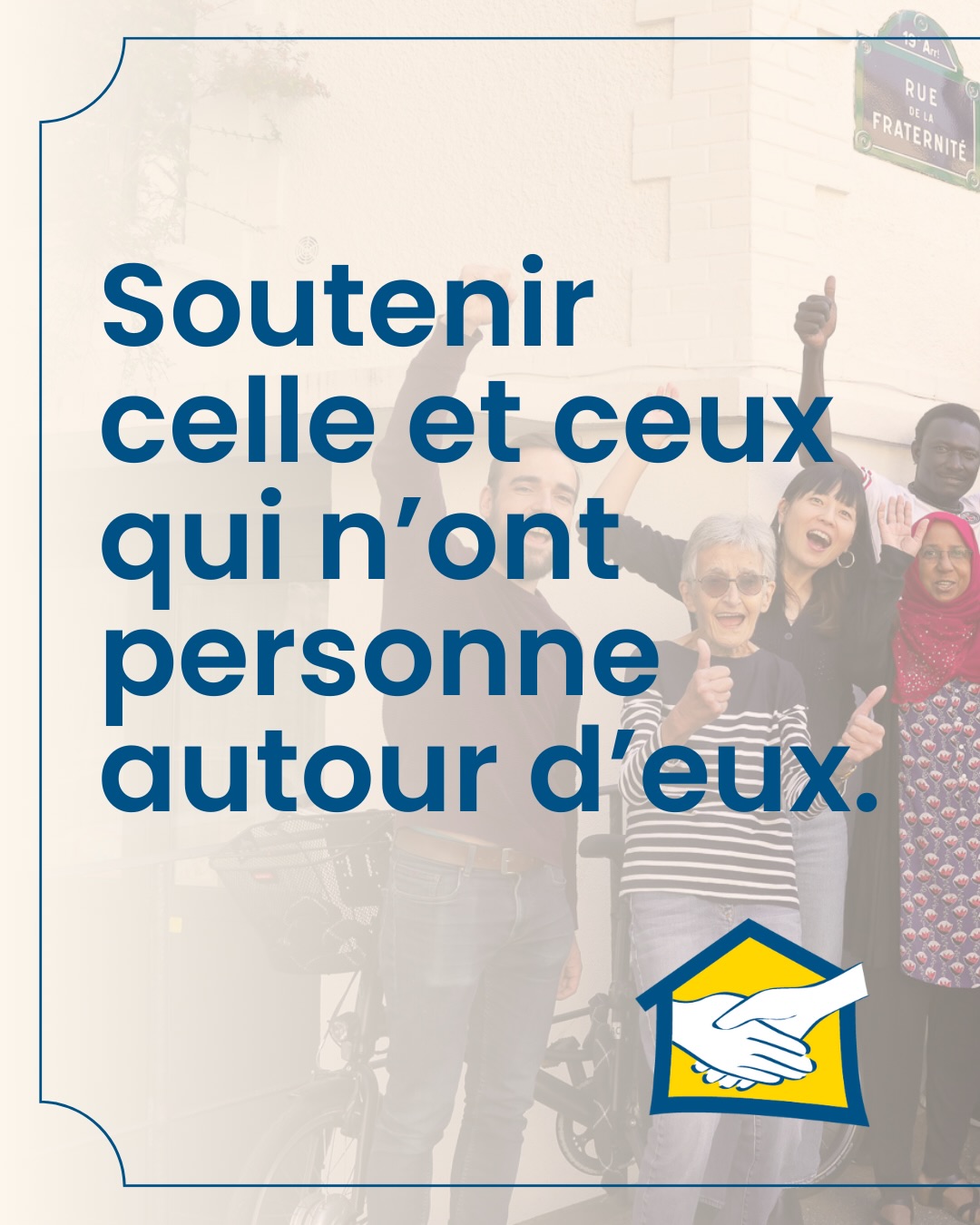 Soutenir celles et ceux qui n’ont personne autour d’eux. 💛
À Paris, de nombreuses personnes âgées, isolées ou fragiles passeront les fêtes seules.
Nos équipes et bénévoles les accompagnent toute l’année… mais nous avons besoin de vous pour poursuivre ces actions essentielles.
🎁 Faire un don : www.fmdc.fr/dons
(lien en bio)
Chaque geste compte. Merci pour votre soutien. 💛
#solidarités #paris #seniors #fondationmaisondeschamps #dons