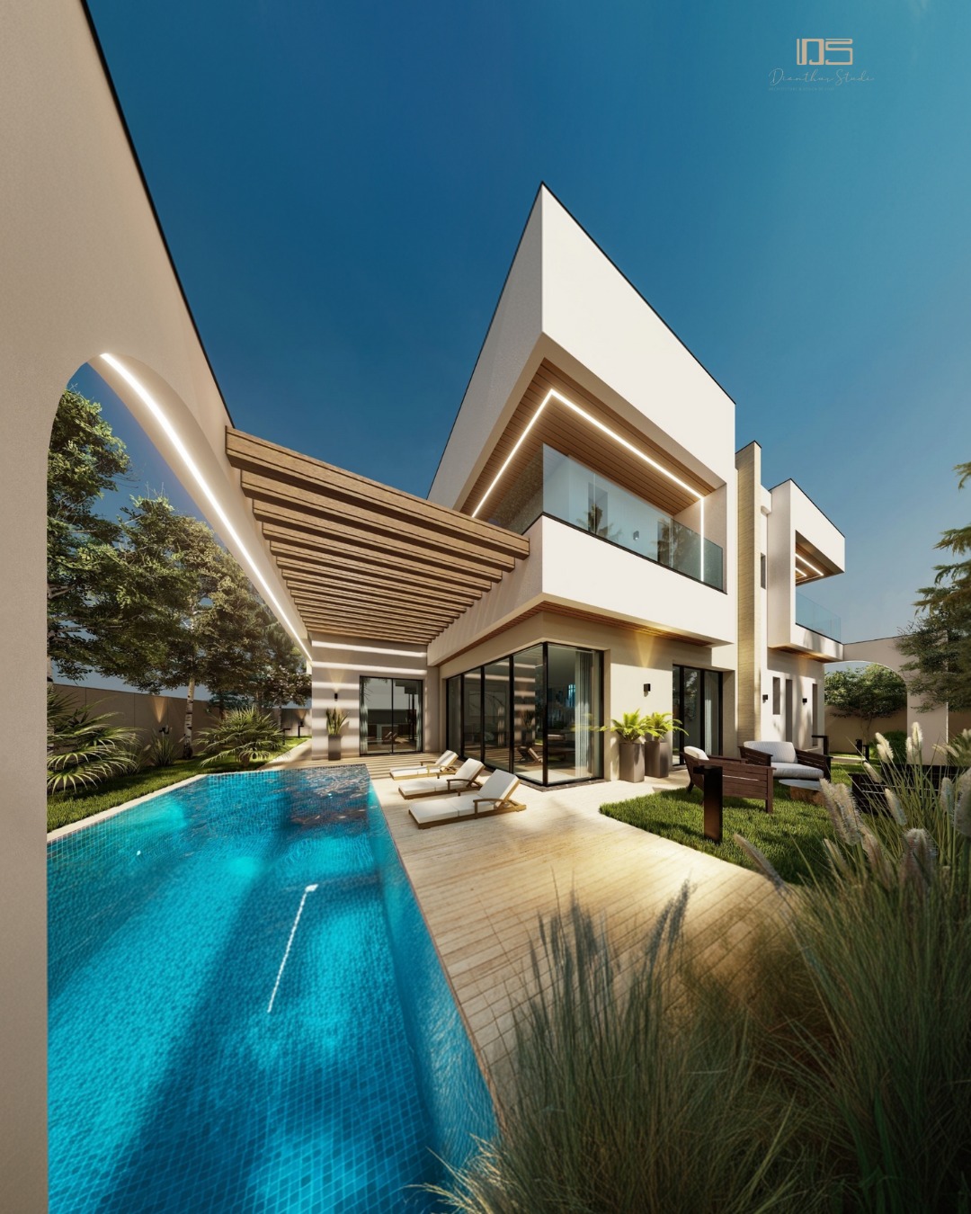 Villa EDENA
Projet de villa individuelle – Tunisie
Famille Bergaoui.
Conception architecturale complète :
– Volumétrie et implantation
– Étude des apports solaires
– Organisation fonctionnelle
– Image et visualisation 3D
DIANTHUS STUDIO
#luxurylifestyles #lumiere #dianthus_studio #sens #mideterranean