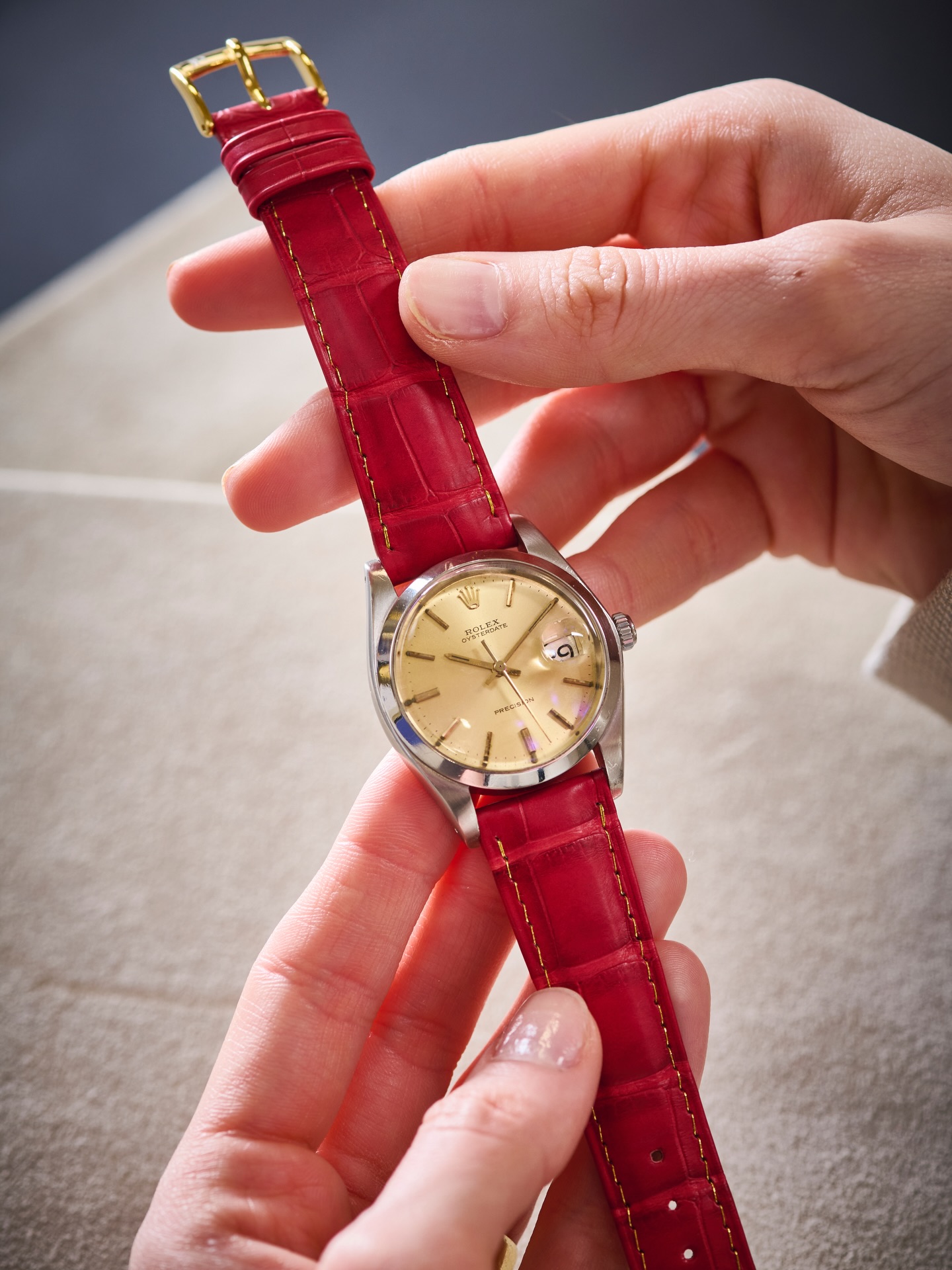 Offered as part of our bespoke service, precious metal stitching is designed for those who seek ....