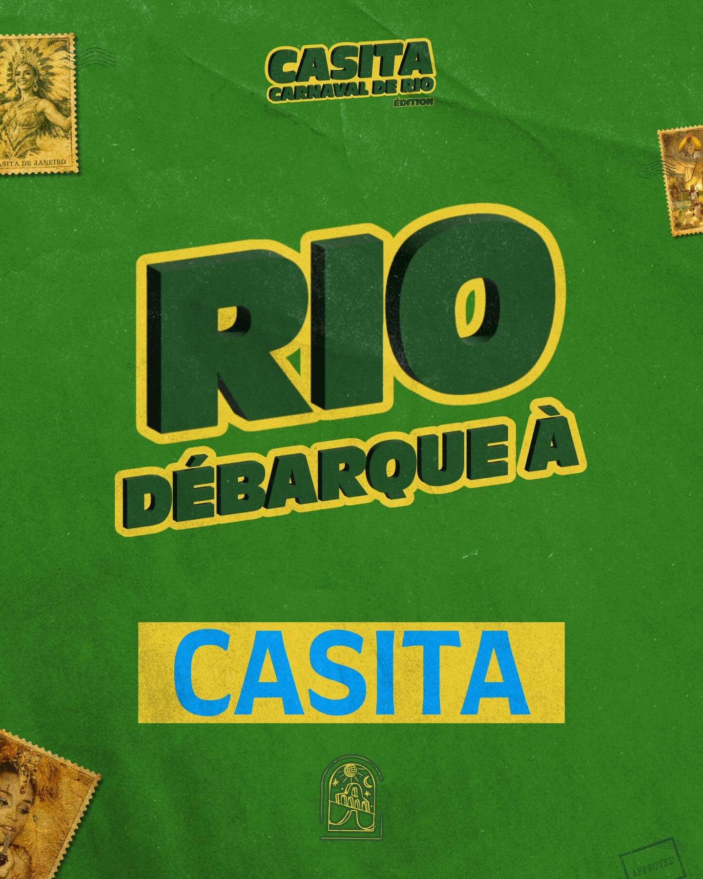 🌞💚 CASITA CLOSING – DIRECTION RIO 💛🌞
On commence par un echauffement au Castellane avec grand tournoi de beer pong🍻
Pour sa toute dernière nuit, Casita change de continent…
Cap sur le Brésil 🇧🇷
Pas besoin de billet d’avion… Le Carnaval de Rio investit Casita le temps d’une nuit exceptionnelle ! 💛💚
😎 performers & show
🪶 plumes & paillettes
🔥 énergie brûlante et ambiance solaire
Tu te croirais dans les rues de Rio, une caïpirinha à la main, porté par la vibe brésilienne ! 🌴
Ce closing ne sera pas juste une soirée.
Ce sera un voyage. ✈️
🎟️ Ton ticket comprend :
✔️ L’entrée à Casita
✔️ Des tarifs préférentiels au Castellane
✔️ Des tarifs préférentiels à la Casita
✔️ Les navettes aller-retour gratuites
🚌 Gare st Roch ( pont de sète ) -> CASITA
23h30
00h00
01h00
🚌 CASITA -> Gare St Roch ( pont de sète )
03h30
04h30
05h30
PRENDS TA PLACE DIRECTION CASITA DE JANEIRO ✨🇧🇷
🎫 Récupère ta place directement auprès de ton BDE sur ton campus
ou directement au Castellane de 21h30 à 23h ou devant la Casita entre 00h et 01h
Lien en bio
#montpellier #soireemontpellier #bde #soirée #montpellierlife