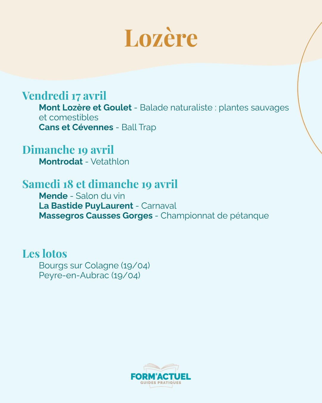💡 Que faire ce week-end ? On vous donne plusieurs idées
🎁 Pensez également à notre jeu concours jusqu’à ce dimanche pour tenter de remporter une demi-journée à la @spa_la_chaldette